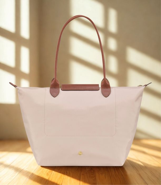 Bolsa longchamp le pliage cor branca