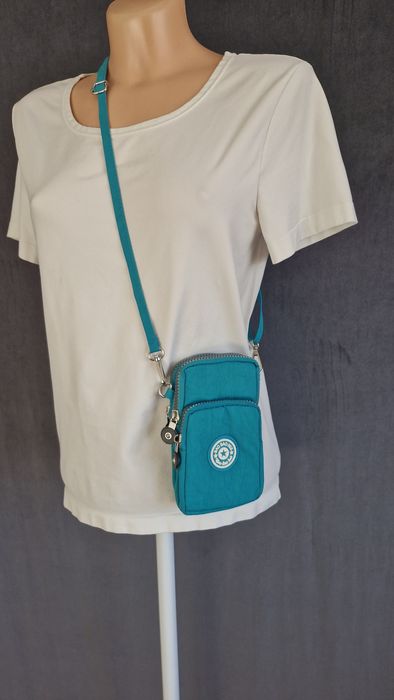 Crossbody damskie sportowe turkus