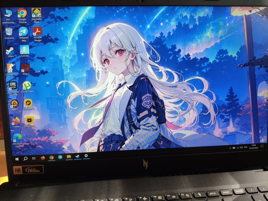 Продам, свой игровой ноутбук, acer nitro v15 30/50, 16/512