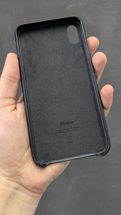 Apple iPhone Xs Max Leather Шкіряний оригінал