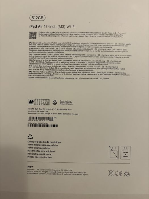 Apple iPad 13 512gb + klawiatura+rysik