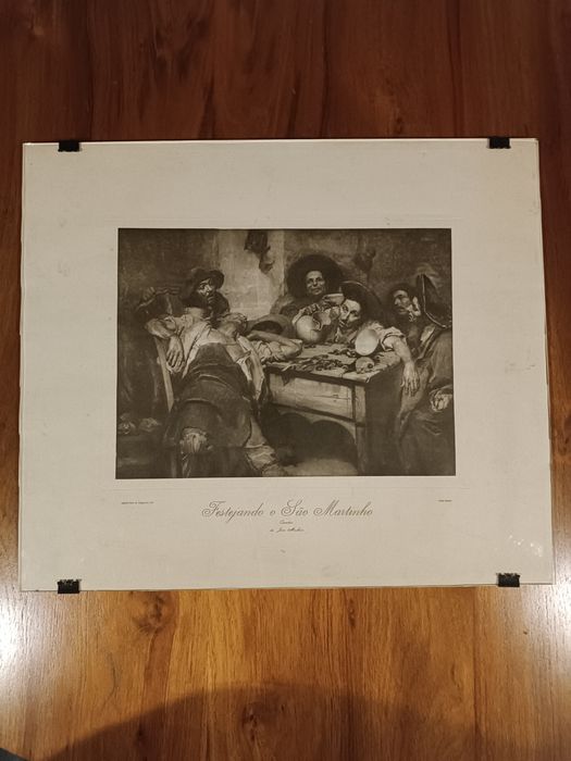 Vendo gravura original antiga José Malhoa