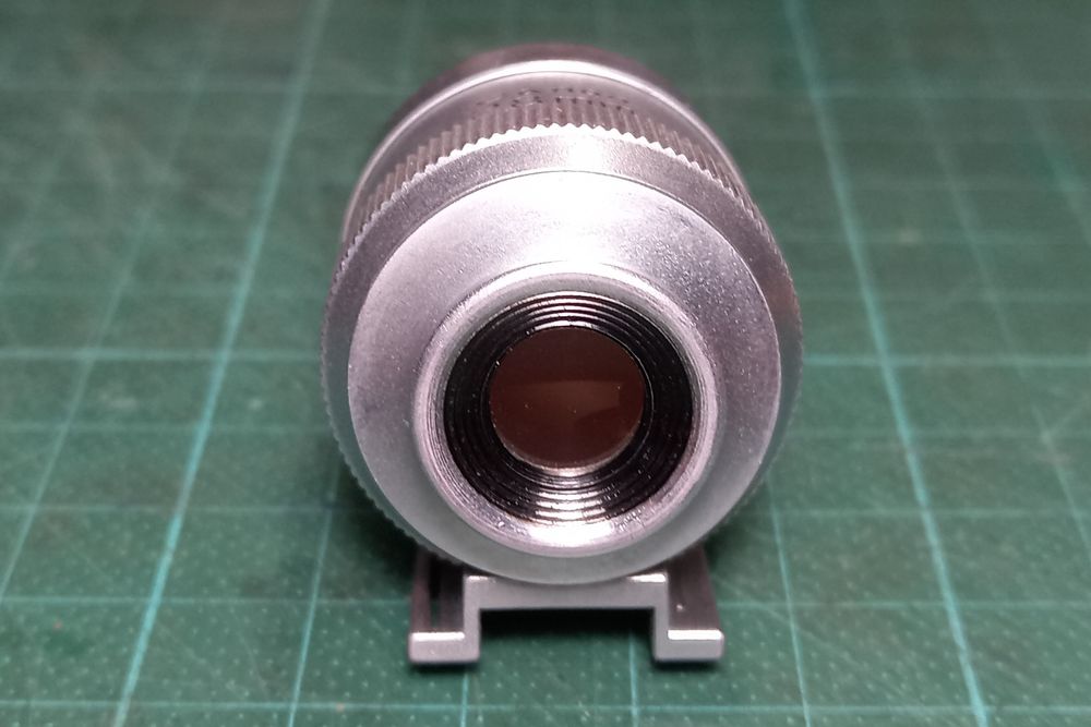 Viewfinder Canon 28mm mais bolsa original do conjunto lente + finder