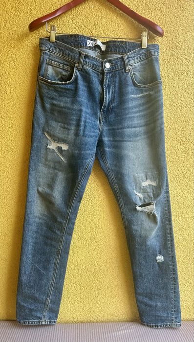 джинси Zara, кофта Zara, легкі штани клітинка