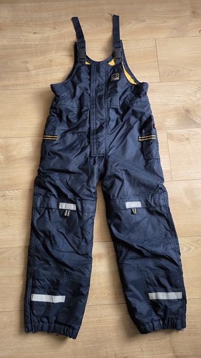 Spodnie dziecięce LEGO zimowe ocieplane z szelkami 122 cm