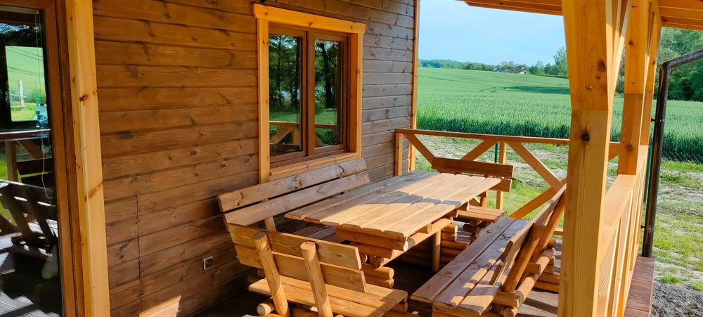 Ferie Walentynki Wakacje domki  całoroczne nad jeziorem  , balia