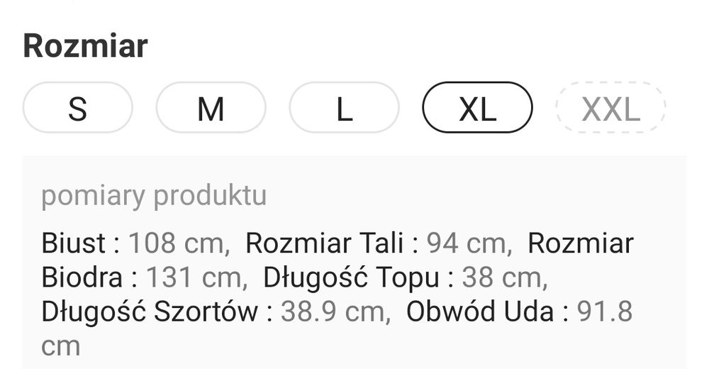 Kombinezon ciążowy ciąża kwiatowy boho koronka biały XL spodenki top