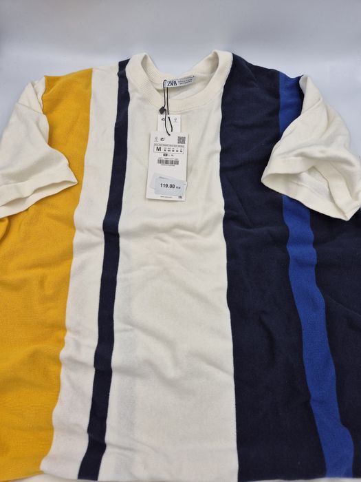 Nowa Oryginalna z metką koszulka tshirt bluzka t-shirt ZARA M