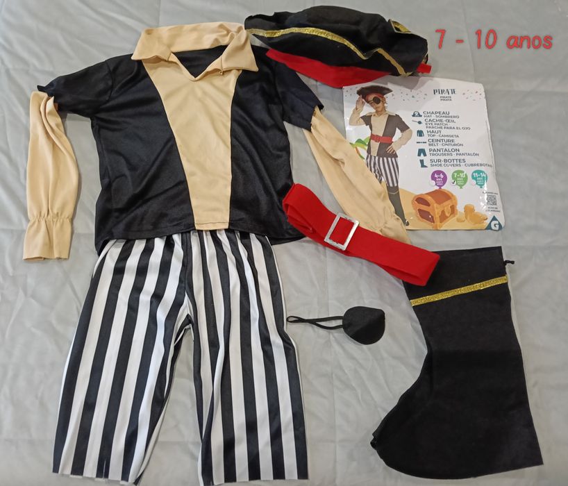 Fato de carnaval pirata