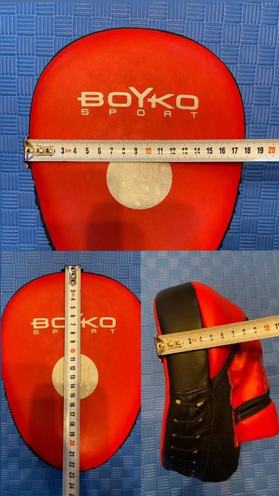 Лапи боксерські гнуті Boyko sport