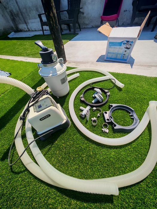 Piscina Intex aspirador/filtro/skimmer/lonas