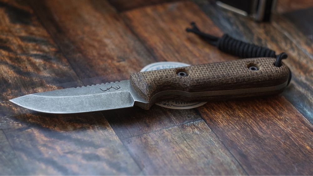 Nóż LKW Small Hero - fixed, custom, micarta