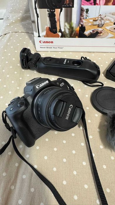 Canon EOS R50, Preto – Kit criadores de conteúdo