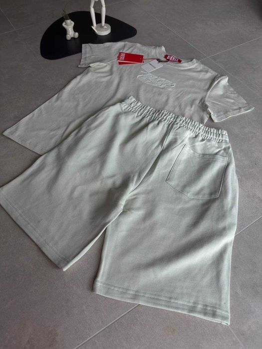 Літній костюм  футболка  шорти  Diesel Light Green