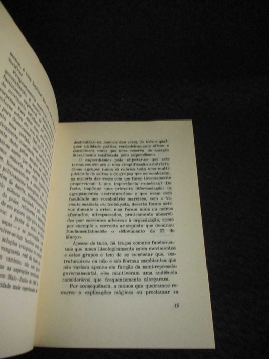 Livro Os Estudantes e o Esquerdismo Claude Prévost