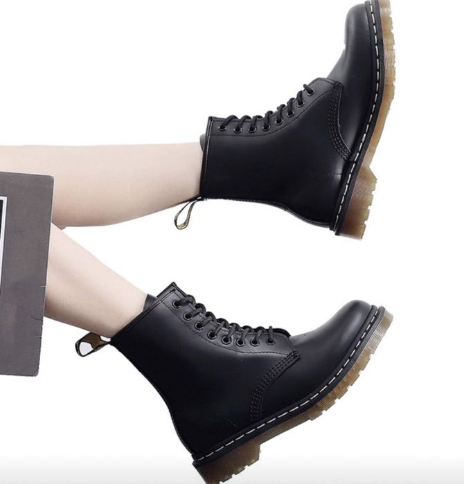 Glany botki martensy goth punk gotyckie traperki timberki