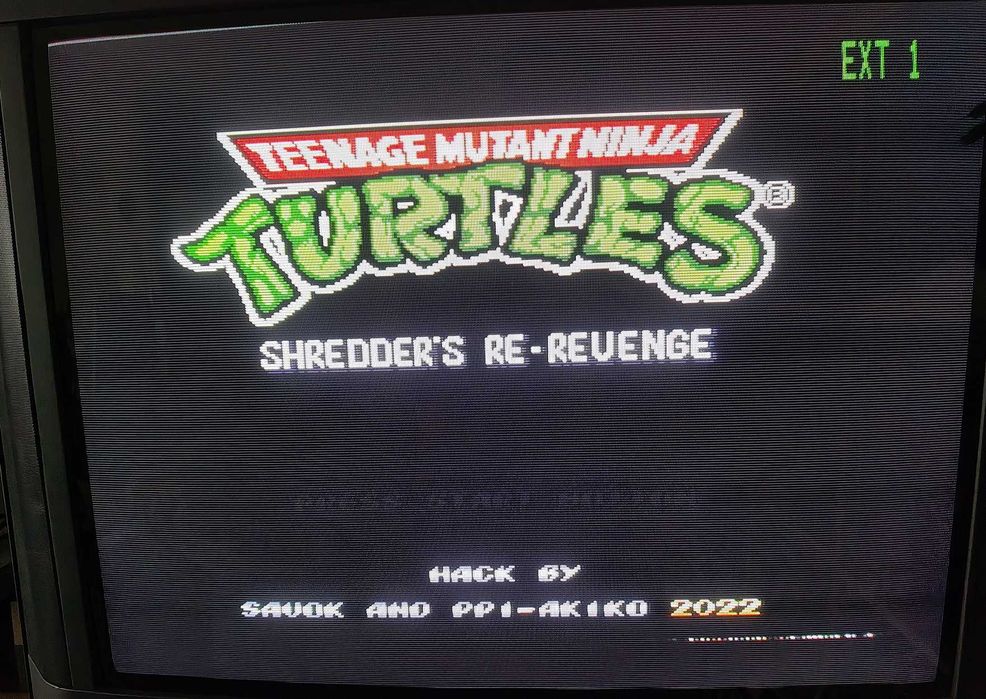 TMNT Shredder's Re Revenge - Mega Drive