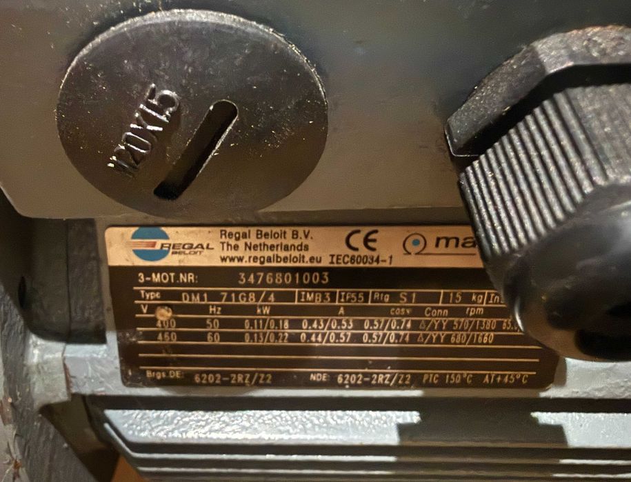 Motor Marathon Electric assíncrono trifásico