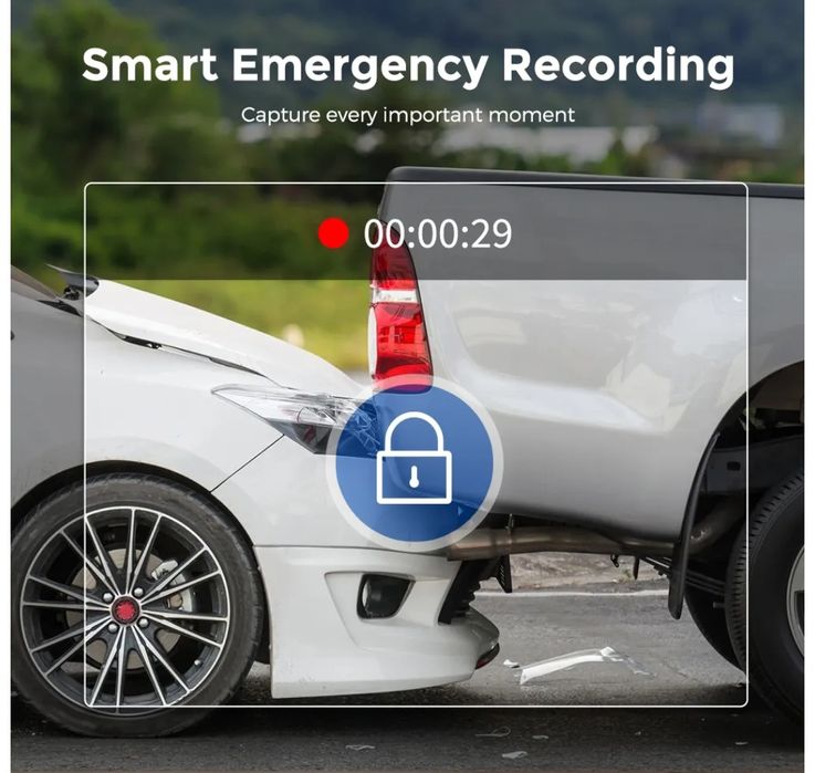 Kit 2 Câmaras Auto dashcam Azdome m300s 4k vigilância 24H wifi GPS Voz