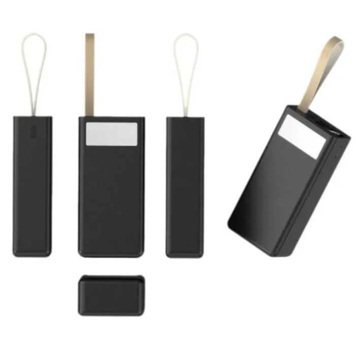 Power Bank Awei J86 80000mAh чорний • Повербанк Awei J86 80000mAh 22.5W зі швидким заряджанням PD/QC, дисплеєм і ліхтариком