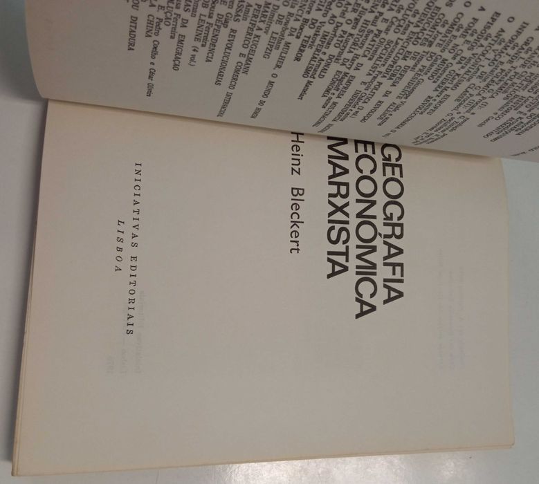 Geografia económica Marxista, de Heinz Bleckert