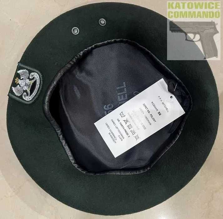 Beret WS zielony 109/DKWS roz. 56