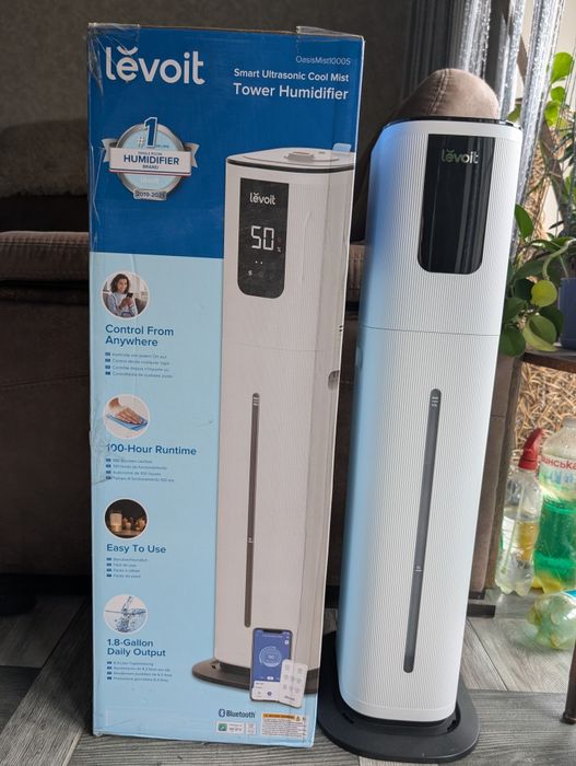 Розумний зволожувач повітря Levoit OasisMist 1000S Smart Tower (LUH-M10)