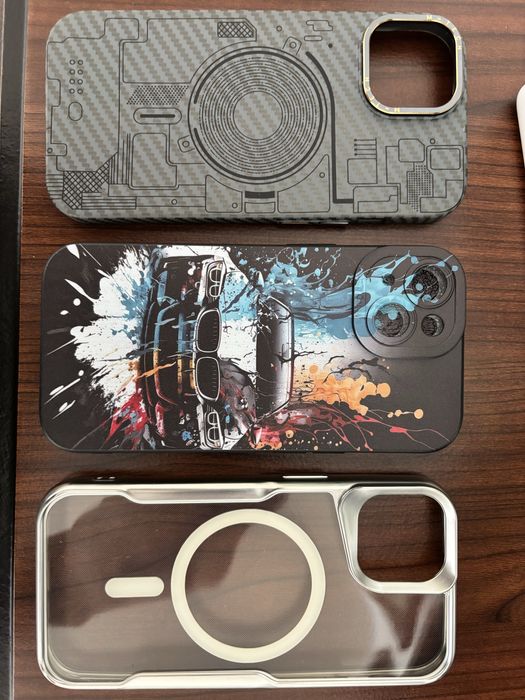 Чохол,накладка з МagSafe для Iphone 15 blue