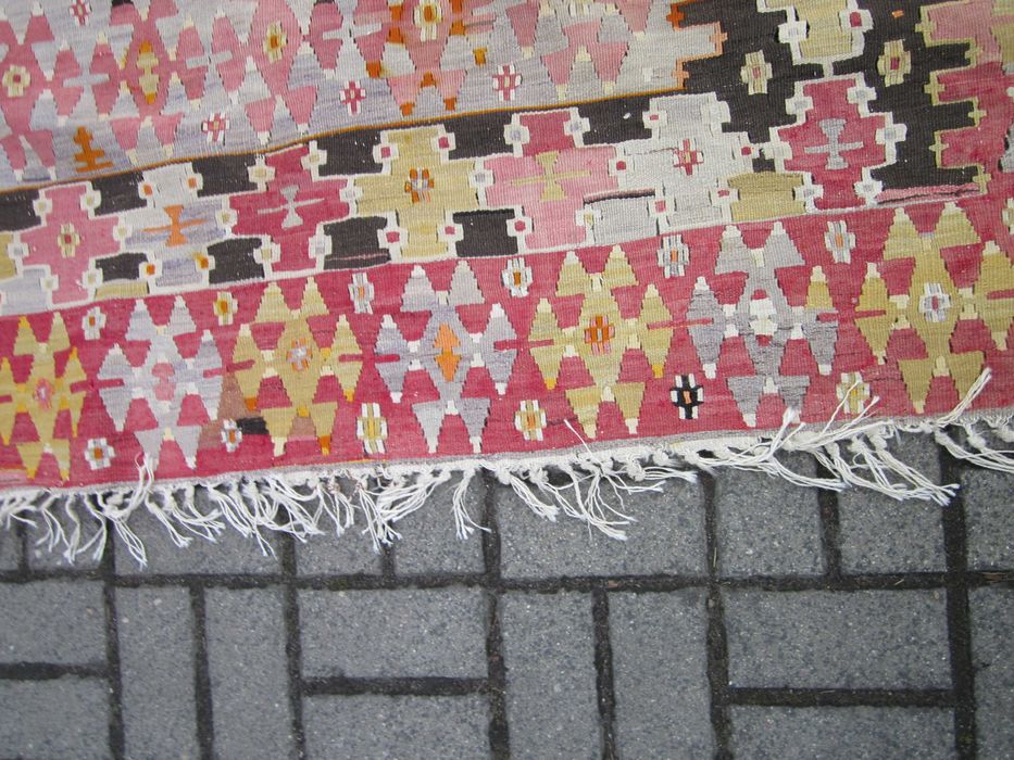 kilim Iran prawdziwy stary kilim ANTYK ręczna praca ..ze szparkam