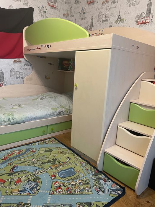 Snite комплект меблів для дитячої кімнати з двоповерховим ліжком