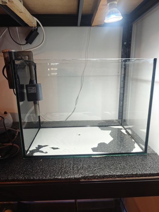Akwarium 40x25x30h 30L z filtrem kaskadowym