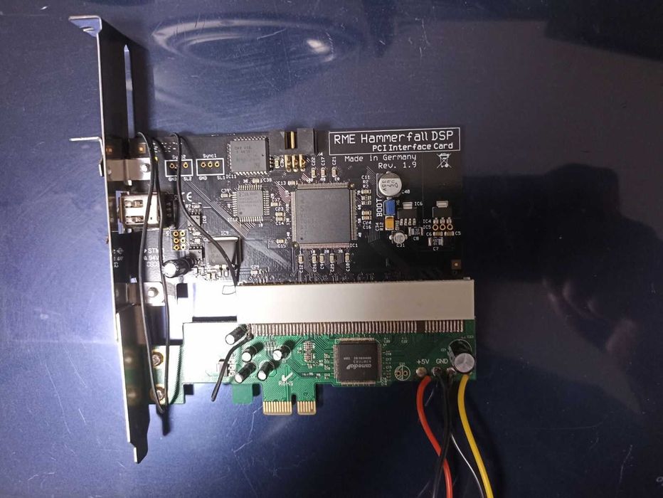 RME Multiface+RME HDSP PCI Card +PCIe controler
