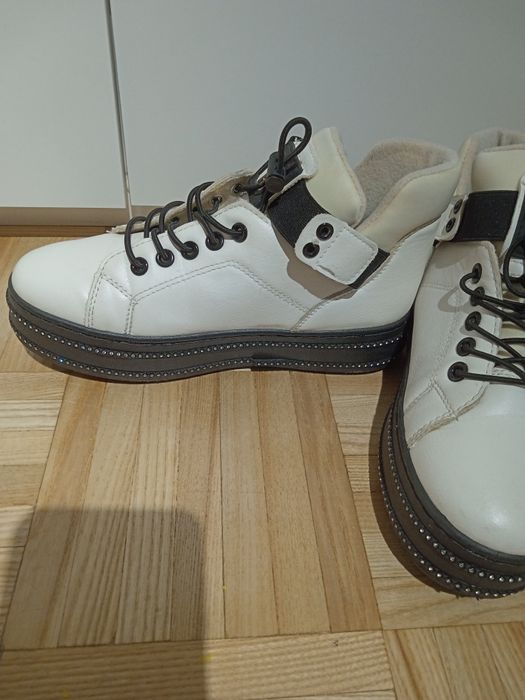 Buty sneakersy za kostkę r.36