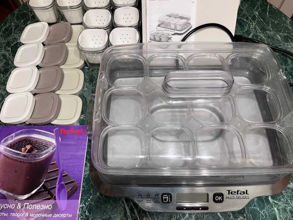 Домашня йогуртниця Tefal YG652881 Multi Delices,12 стаканчиків