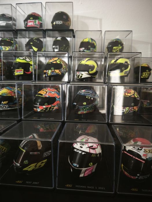 Capacetes de Valentino Rossi