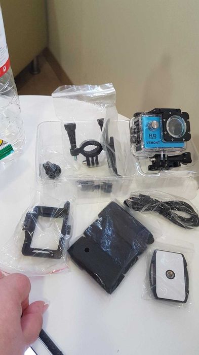 Câmara desportiva 1080P HD impermeável (NOVA)