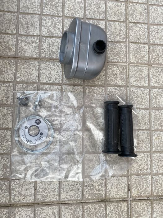 Material motorizada e frasco doseador