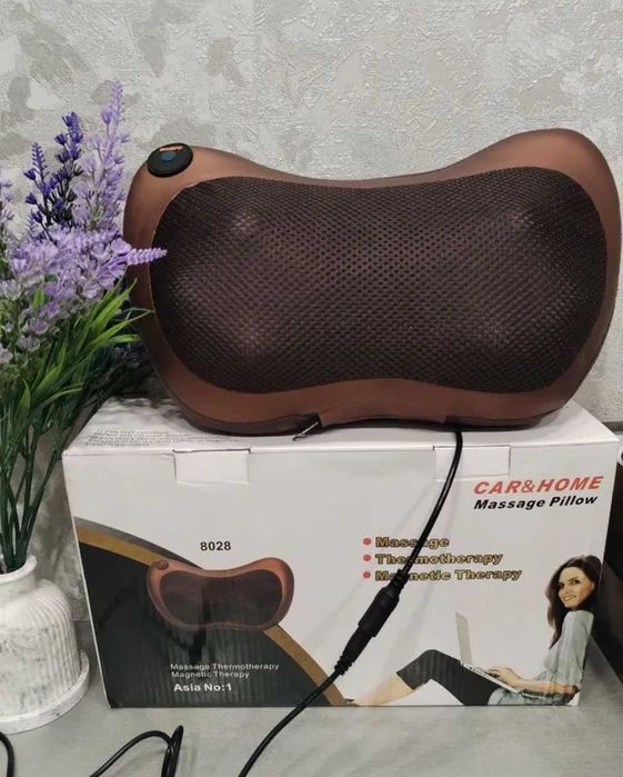 Масажна подушка з підігрівом рятівний круг для спини та шиї