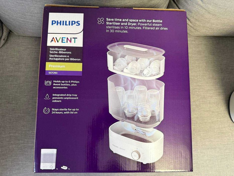 Стерилізатор 4-в-1 Philips AVENT Premium SCF293/00, на гарантії