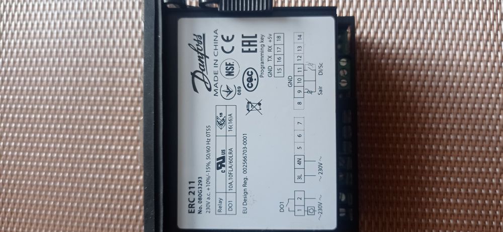 regulator temperatury  DANFOSS ERC 211