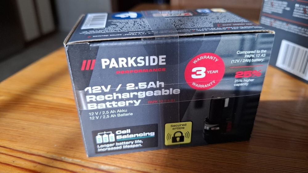 Akumulator Parkside 12V/2.5Ah