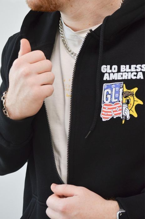 Зіп-худі Glo gang / зипка гло генг