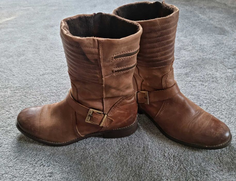 Buty zimowe 37 ocieplane jak nowe