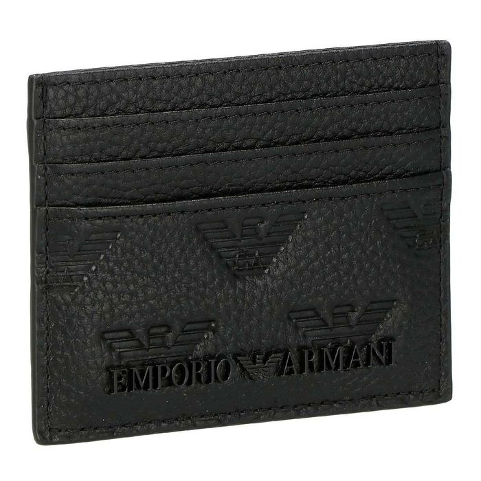 EMPORIO ARMANI efektowny męski wizytownik etui na karty