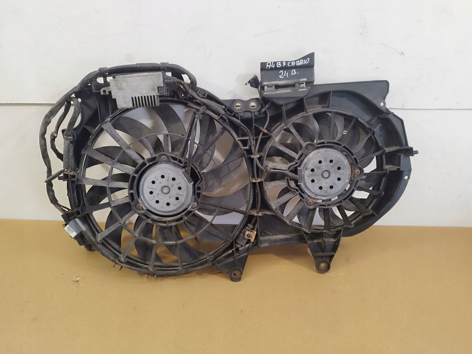 wentylatory + obudowa + modul audi a4 b7 2.0tfsi automat 8e0121205ab