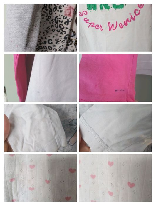 Zestaw bluzek z długim rękawem dla dziewczynki 110, 116