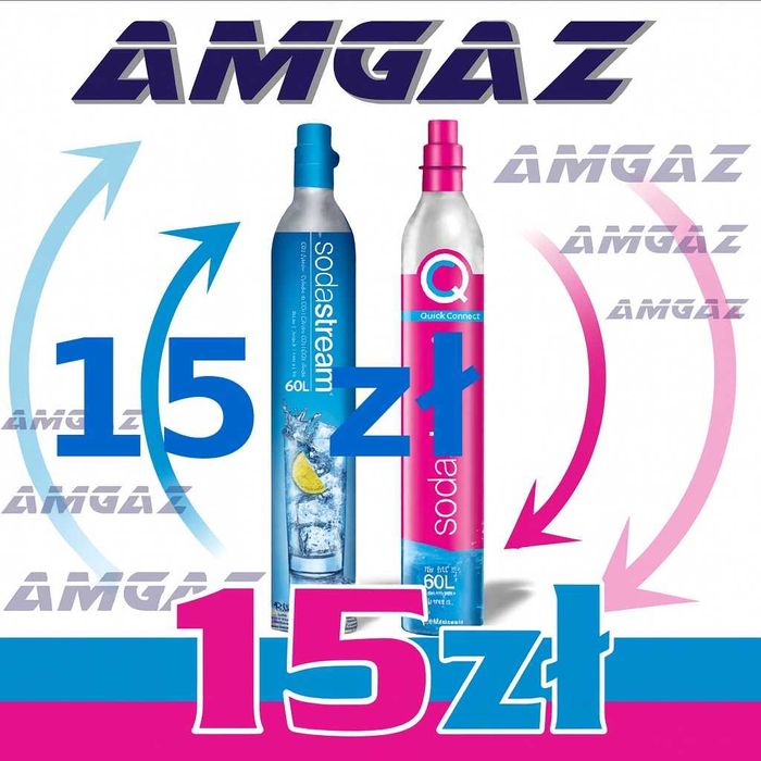 Soda  Wymiana lub  Napełnienie 15 zł