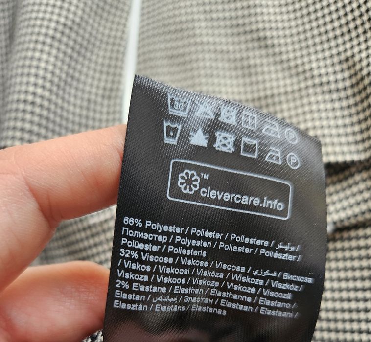 Szary komplet marynarka żakiet spódnica Gestuz