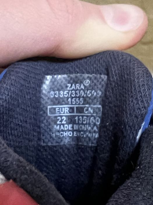 Кросівки Zara 22 розмір