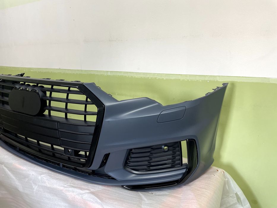 Передній бампер Audi A6 C8 Sline в зборі 2019 2020 2021 2022 2023 2024 s-line а6 ц8 ауді шрот розборка